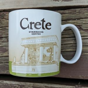 Starbucks Crete Collectors Series Green Mug Cup